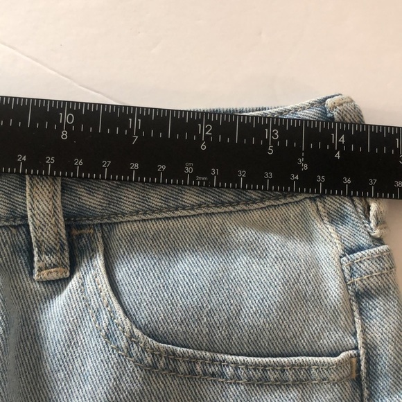 𝅺KENDALL & Kylie Women’s Denim Mini Skirt Zipper Front Size 25 - Picture 5 of 7